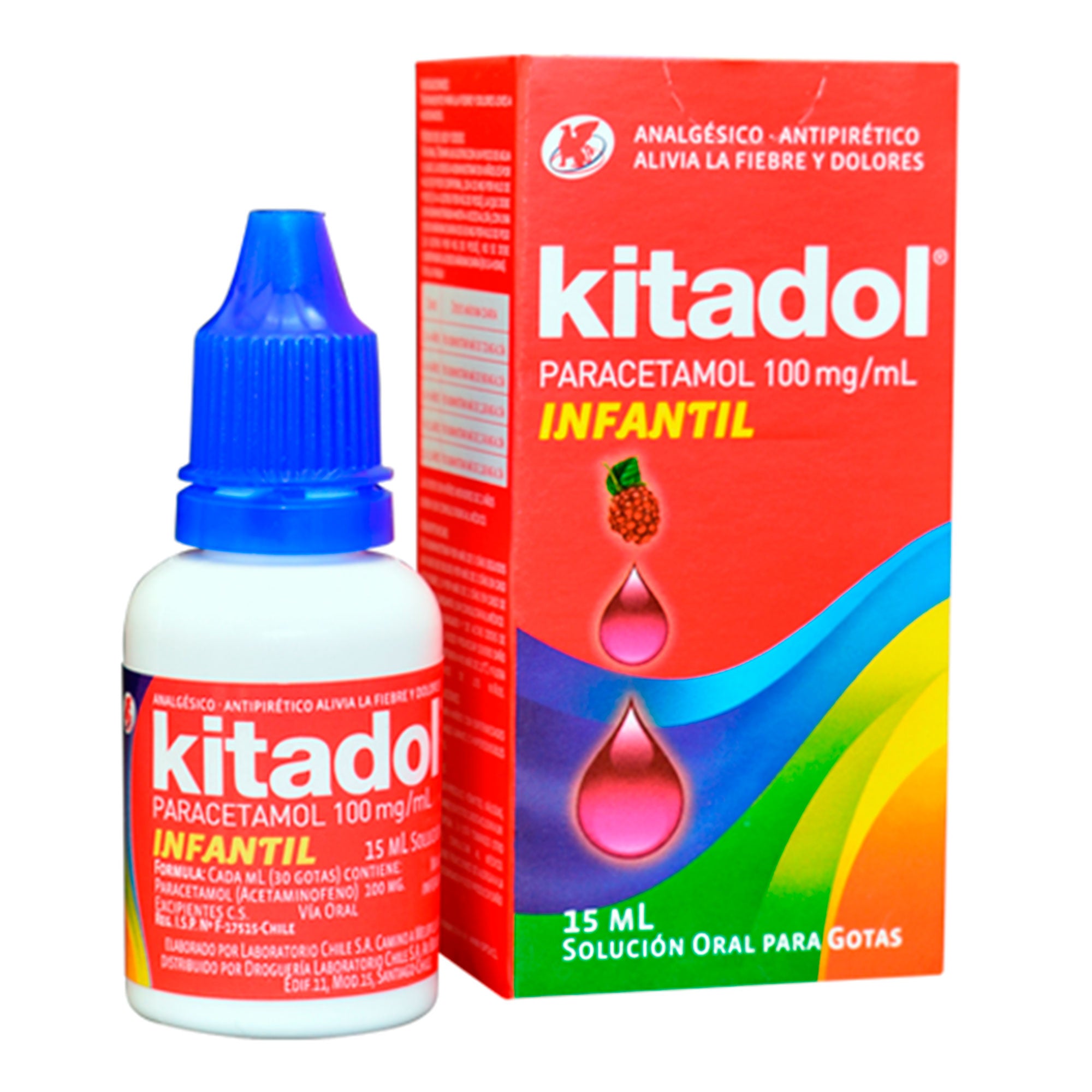 KITADOL GOTAS 100MG/ML. X 15 ML.